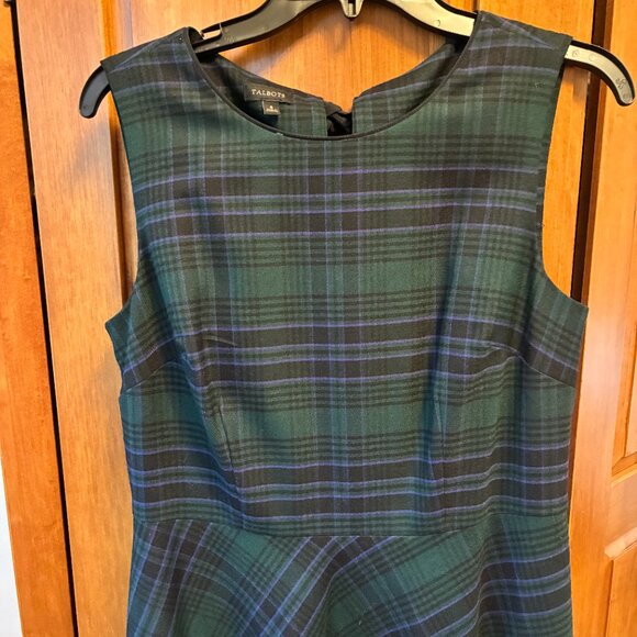 Talbots Black Watch Dress Size 6 - Picture 2 of 9